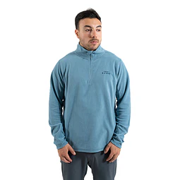 Micropolar Medio Cierre Hombre Valle De La Luna Azul denim