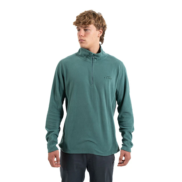 Micropolar Medio Cierre Hombre Valle De La Luna Verde Medio