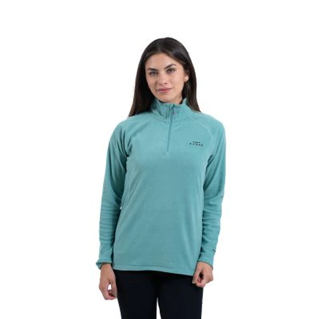 Micropolar Valle de la Luna Half Zipper Verde Agua