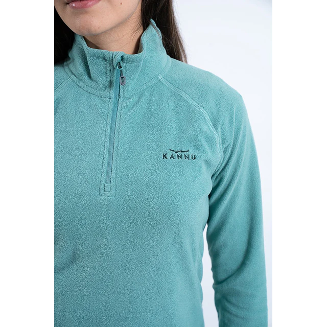 Micropolar Valle de la Luna Half Zipper Verde Agua