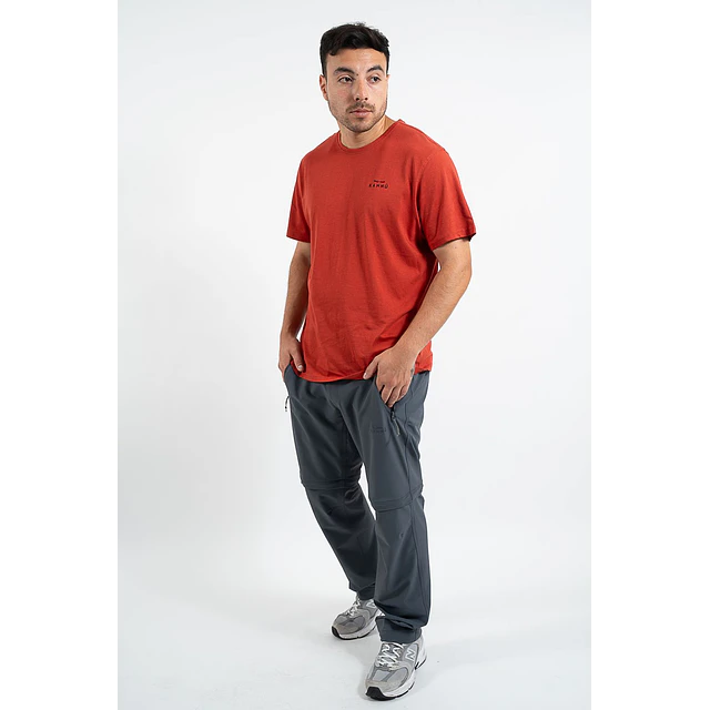 Pantalón Trekking Desmontable Hombre Llaima gris