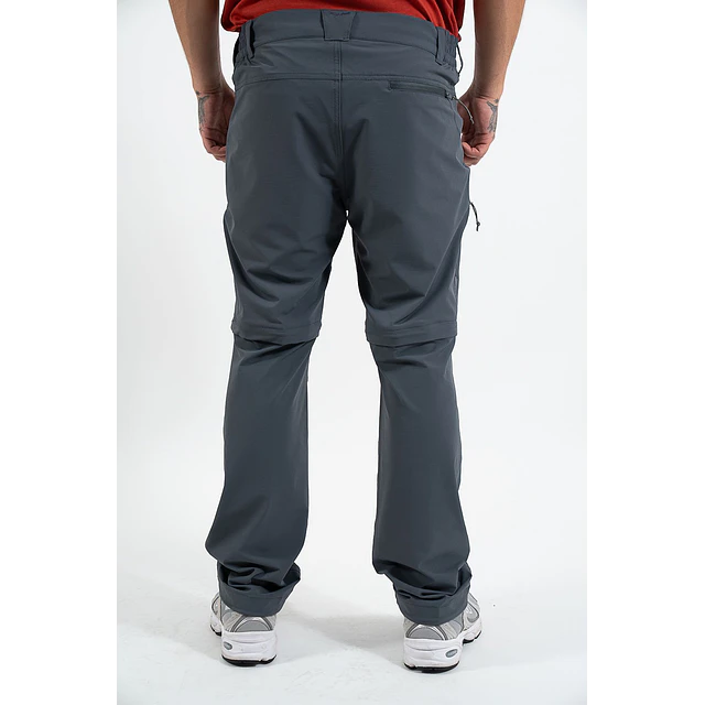 Pantalón Trekking Desmontable Hombre Llaima gris
