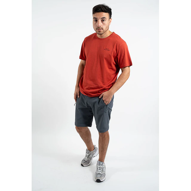 Pantalón Trekking Desmontable Hombre Llaima gris