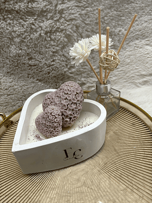 Vela aromática corações 