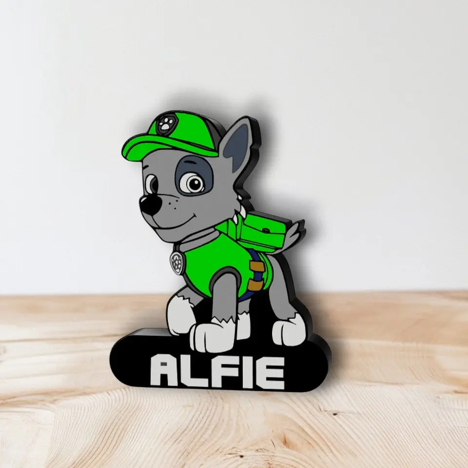 Luminária Rocky Personalizada com Nome 1