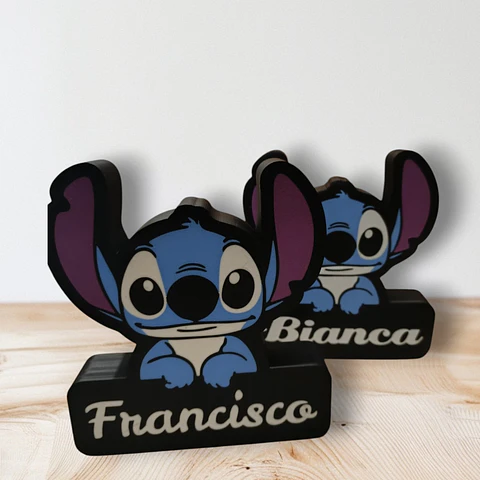 Luminária Stitch Personalizada com Nome