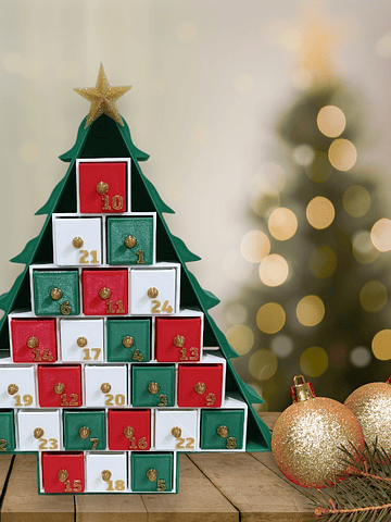 Calendário do Advento Reutilizável