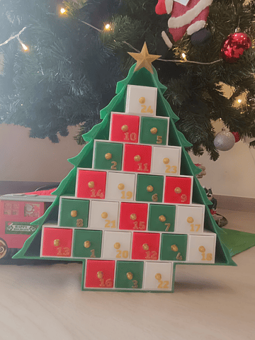 Calendário do Advento Reutilizável