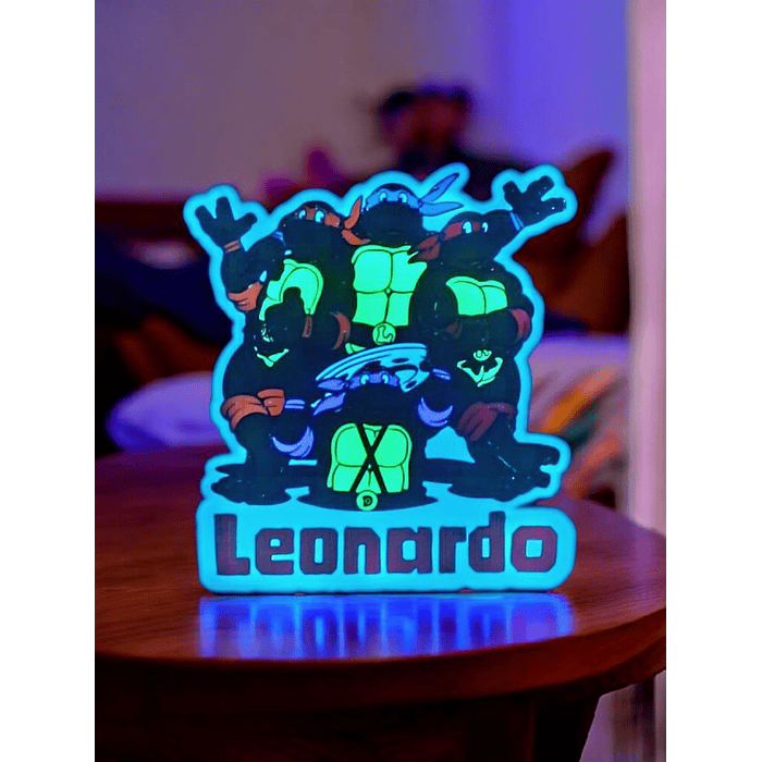 Luminária Tartarugas Ninja 1