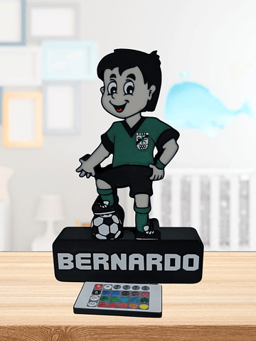 Luminária Futebolista (menino)
