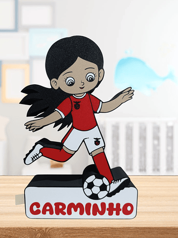 Luminária Futebolista (menina)