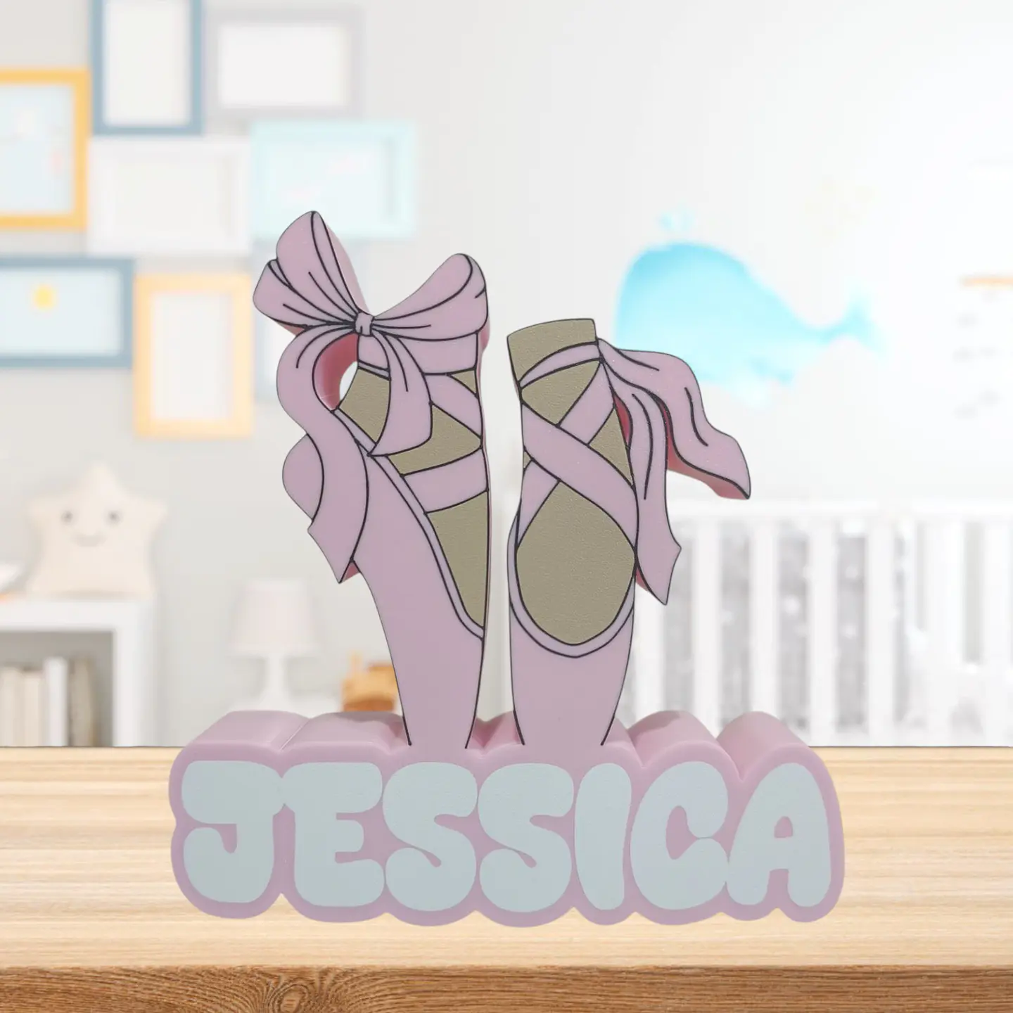 Luminária Bailarina Personalizada com Nome 1