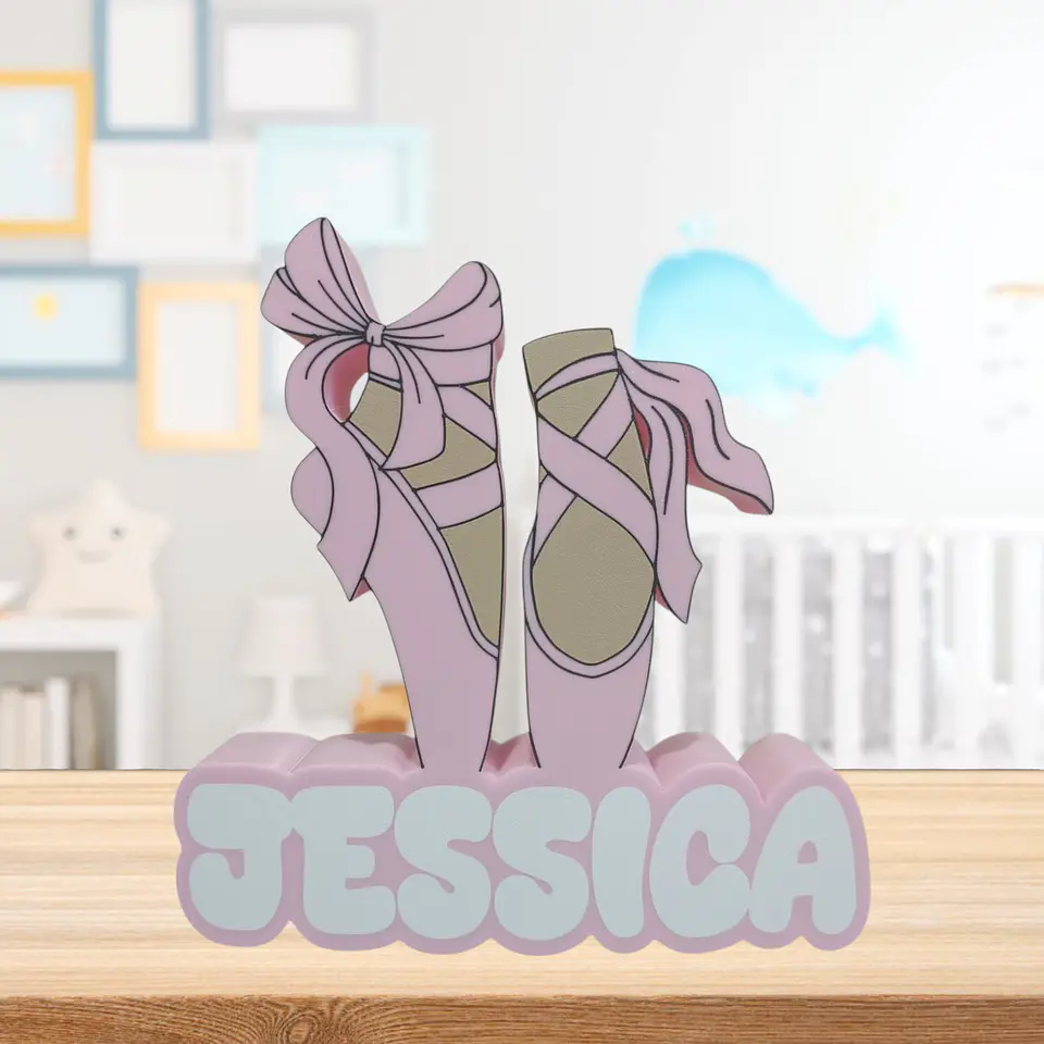Luminária Bailarina Personalizada com Nome 1