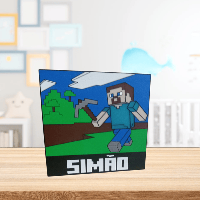 Luminária Minecraft 1