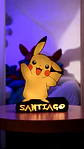 Luminária Pikachu 2 Personalizada com Nome - Thumbnail 1