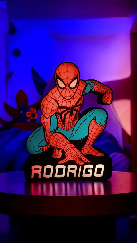 Luminária Homem Aranha