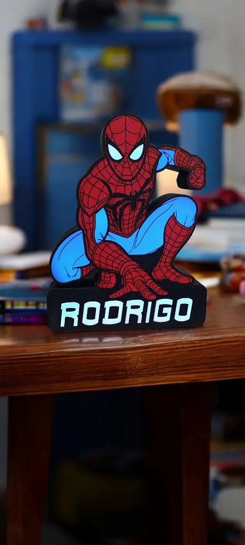 Luminária Homem Aranha