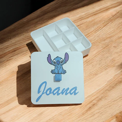 Guarda-joias quadrado