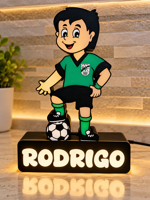 Luminária Futebolista Personalizada