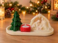 Conjunto de Natal com Bandeja, Presépio, Árvore e Vela LED - Thumbnail 2