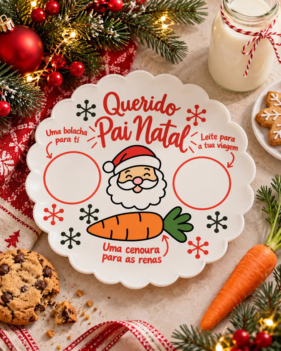 Bandeja do Pai Natal – Bolacha, Leite e Cenoura 2