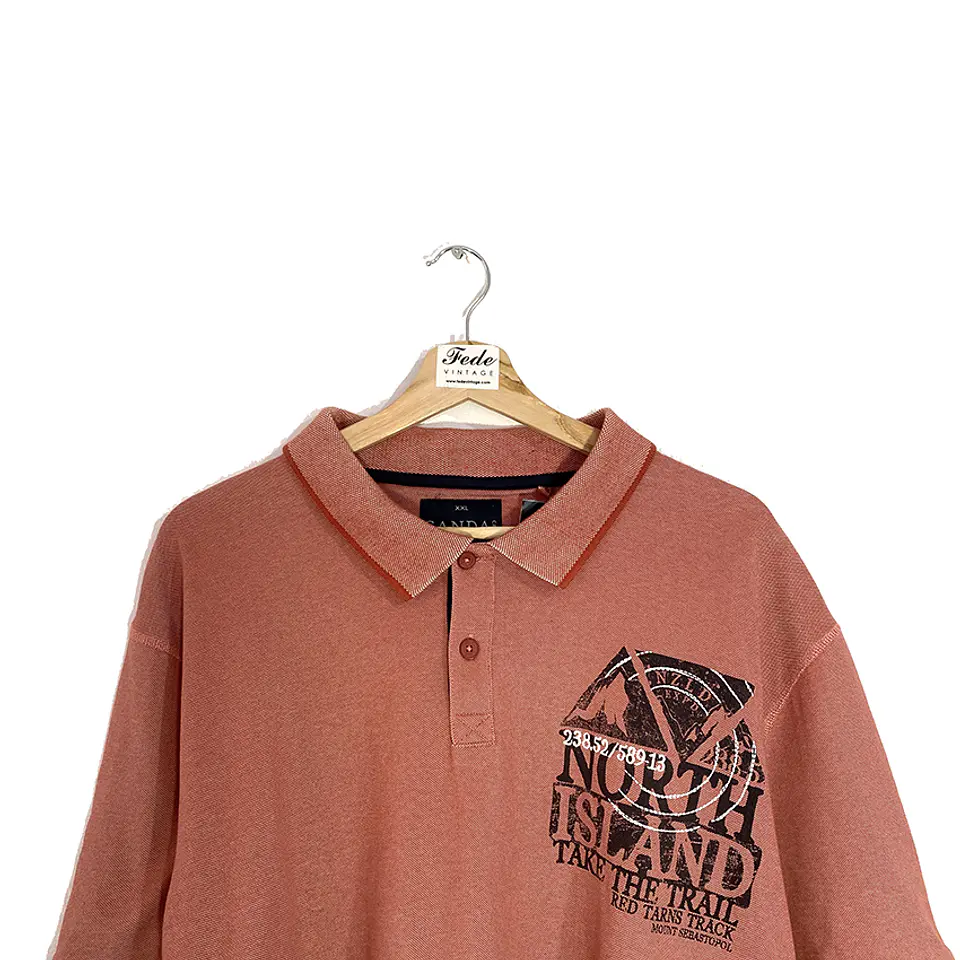  POLERA DE GOLF VINTAGE ROJIZA CANDA 2