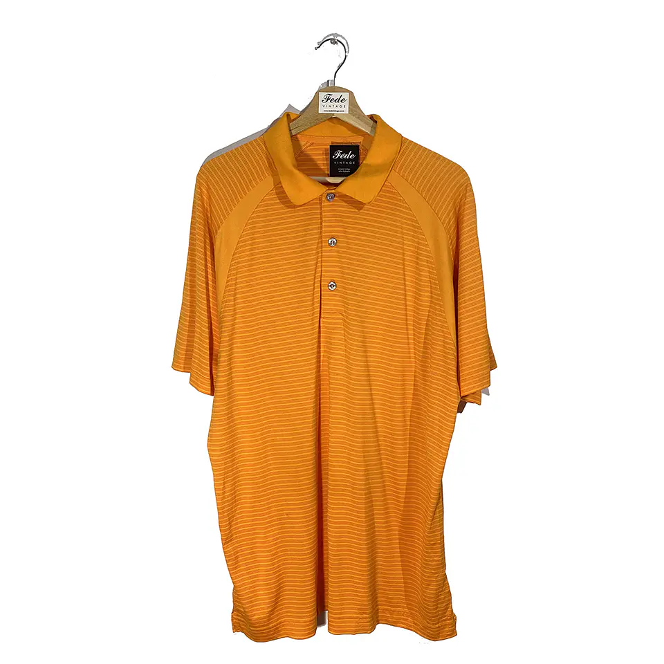  POLERA DE GOLF VINTAGE NARANJA 1