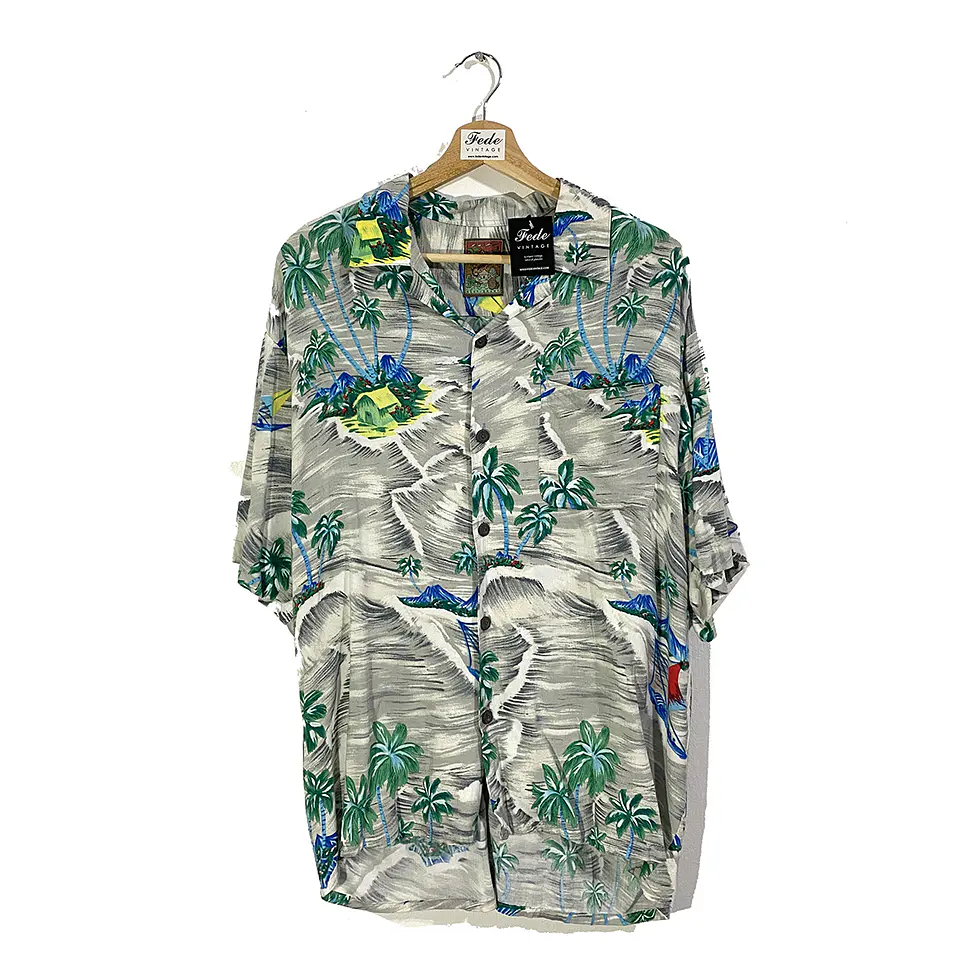 CAMISA VINTAGE GRIS PINEAPPLE CONNECTION 1