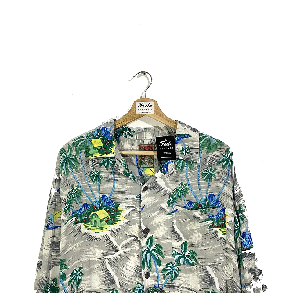 CAMISA VINTAGE GRIS PINEAPPLE CONNECTION 2