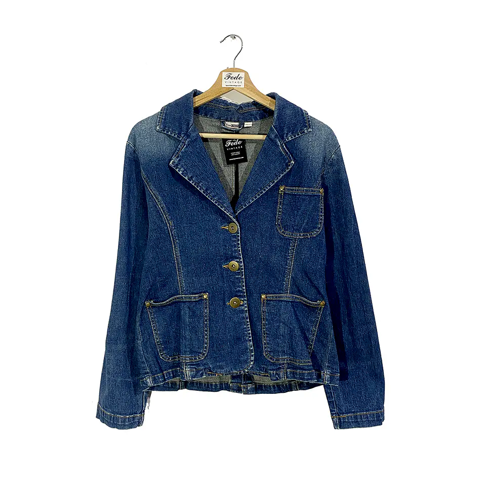 CHAQUETA VINTAGE JEANS BLAZER FLASH LIGHTS 1
