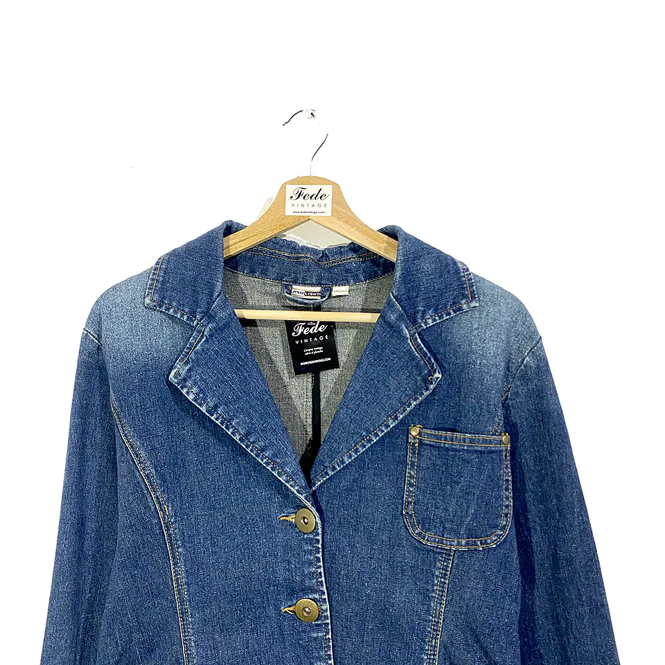 CHAQUETA VINTAGE JEANS BLAZER FLASH LIGHTS 2