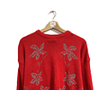 SWEATER ROJO BRILLANTE ACRILIC