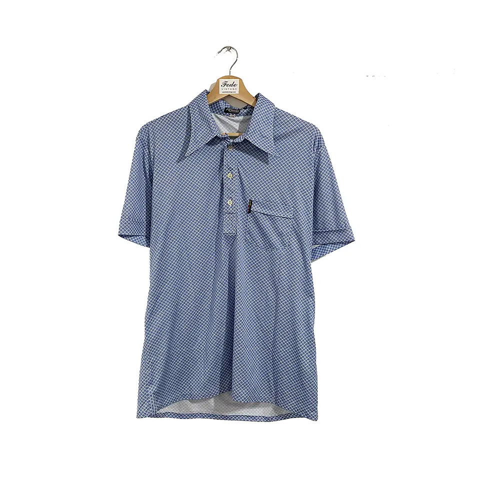 POLERA GOLF VINTAGE CELESTE ROMAN 1