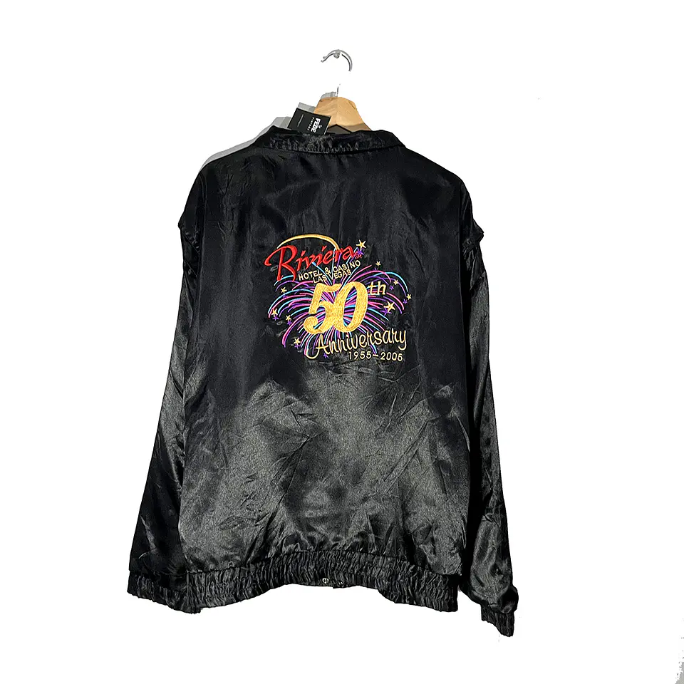 CHAQUETA DEPORTIVA NEGRA RIVIERA VINTAGE 3