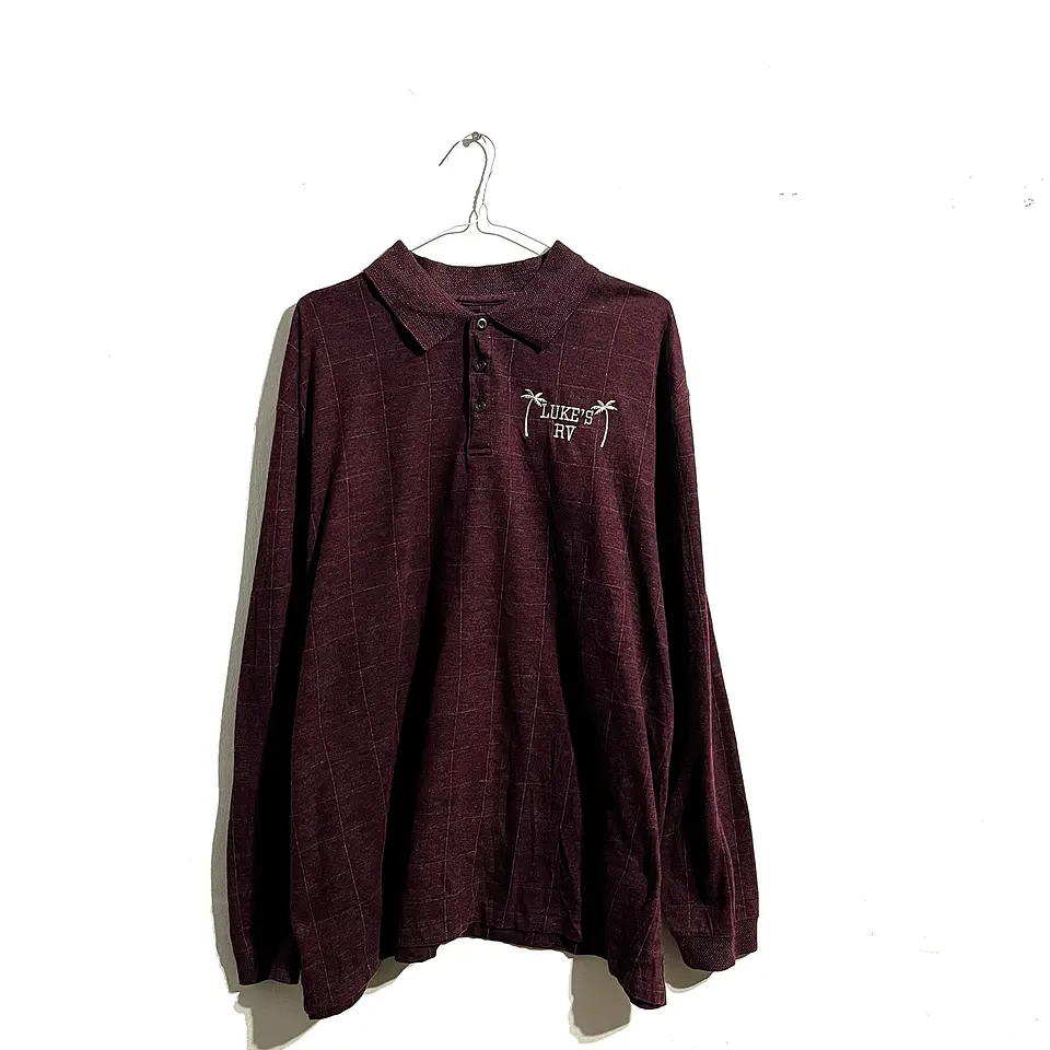 POLERA GOLF VINTAGE BURDEO 1