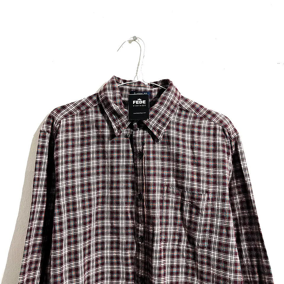 CAMISA LEÑADORA BURDEO 2