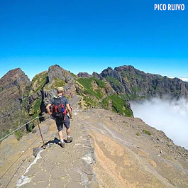 Randonnée privée | Du Pico do Areeiro au Pico Ruivo | Droit d'accès au sentier inclus