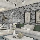 Papel Decomural Piedra Rectángulos 3