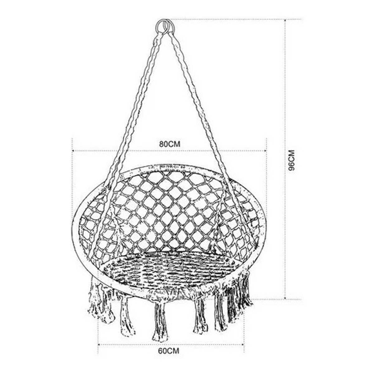 Silla colgante Hamaca Mecedora
