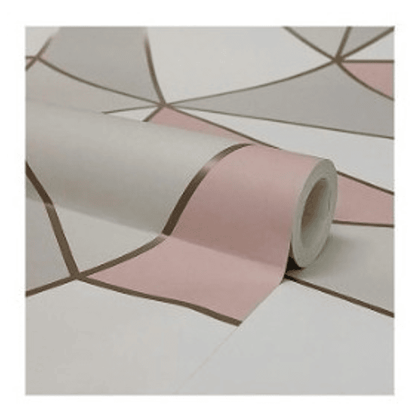 Papel Mural Autoadhesivo Lila Rosa Pack 3 Rollos 10x60cm 2