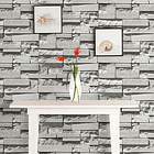 Papel Decomural Pvc Ladrillo Gris Moderno 1