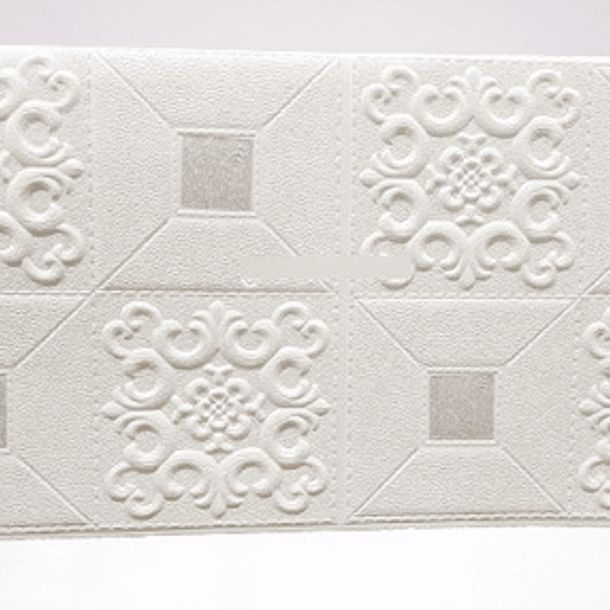 Lamina 3d Panel Elegante Blanco Cielo Cuadro Gris Pack De 5 2