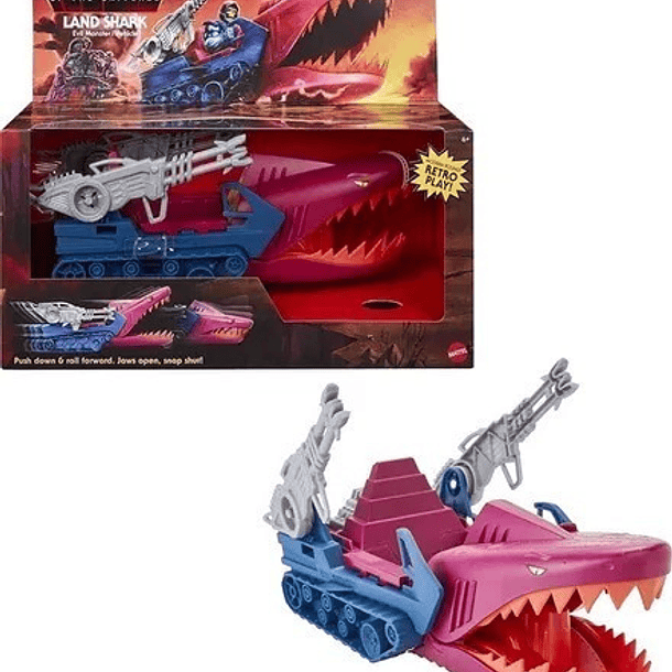 Masters Of The Universe Land Shark Evil Monster Vehículo 1
