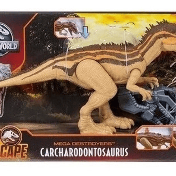 Dinosaurio Carcharodontosaurus - Jurassic World - Original 2