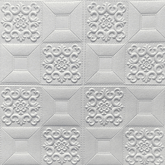 Lamina 3d Panel Decorativo Casual Blanco