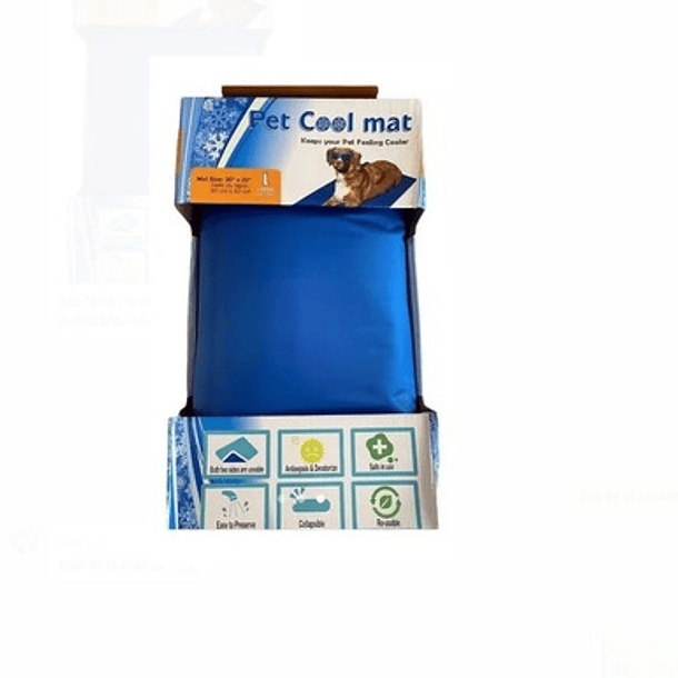 Manta Refrescante Pet Cool Mat Para Mascotas Talla L 90X50 CM 3