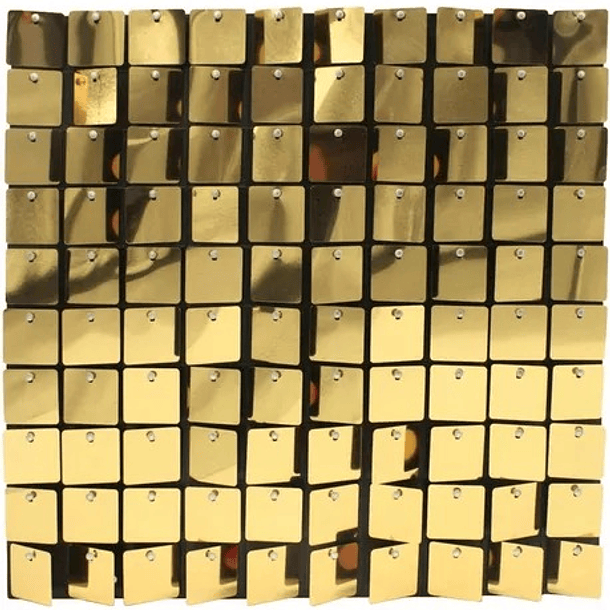 Telón fondo cortina de lentejuelas Dorado 2