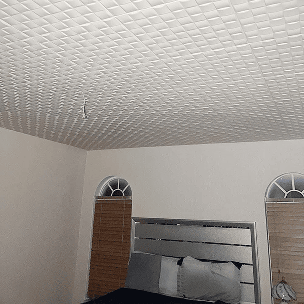 Revestimiento Pared Lamina 3d Pegatina Cuadros Blancos PACK DE 10 UNIDADES  3