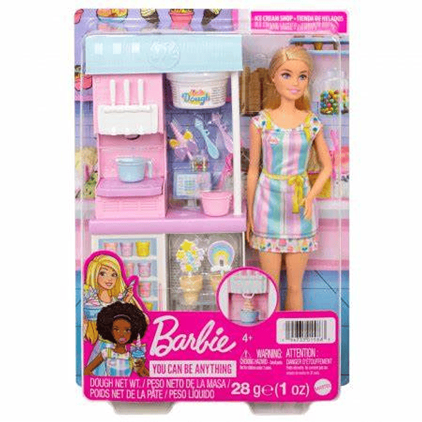 BARBIE SET HELADERIA CON MUNECA 1