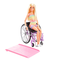 Barbie fashionista silla de ruedas 